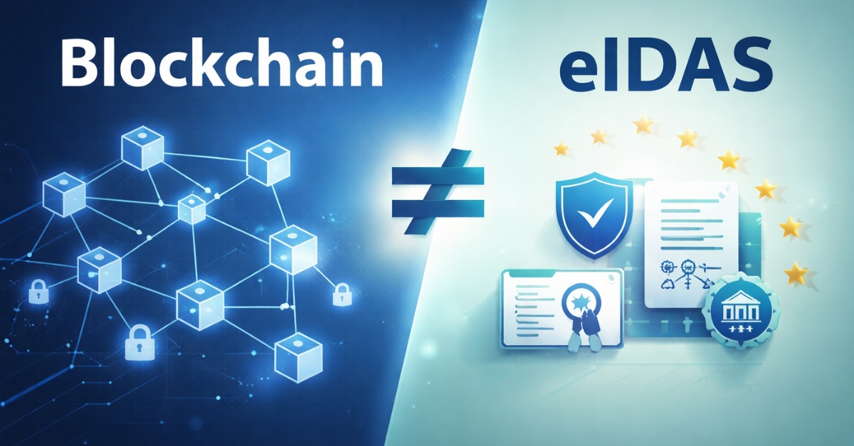 Blockchain o eIDAS?